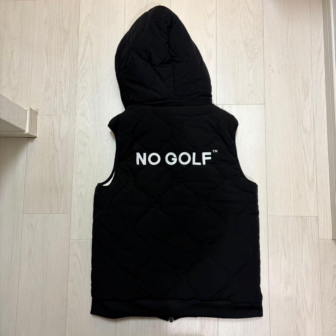 NO GOLF CLUBHAUS フード付きダウンベスト 新品未使用