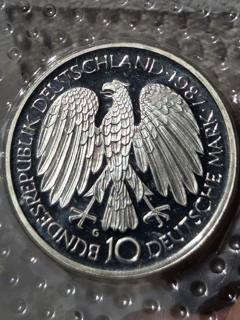 (プルーフ)西ドイツ ローマ条約締結30周年記念　10マルク銀貨　1987