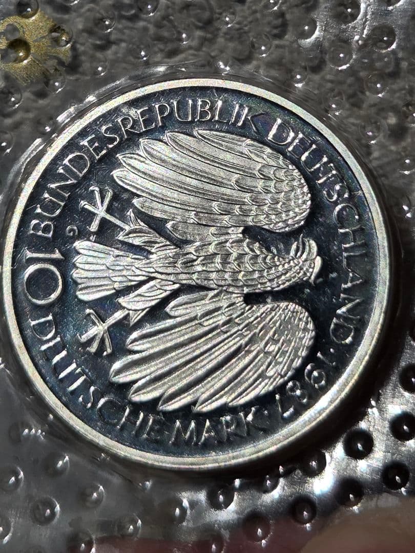 (プルーフ)西ドイツ ローマ条約締結30周年記念　10マルク銀貨　1987