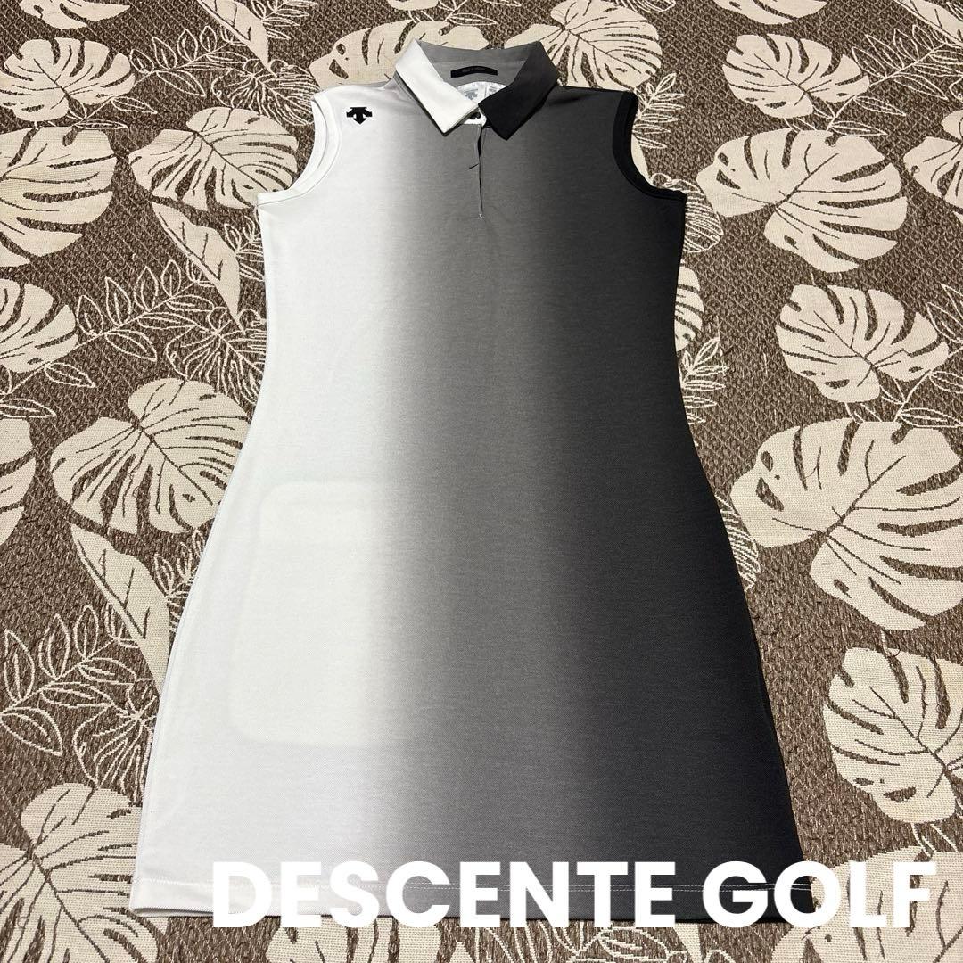 DESCENTE GOLF(デサントゴルフ)京友禅 スリーブレスワンピース　S