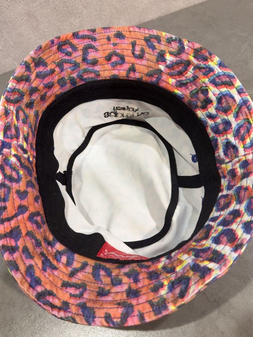 Supreme バケットハット 迷彩風 赤 バケハ シュプリーム