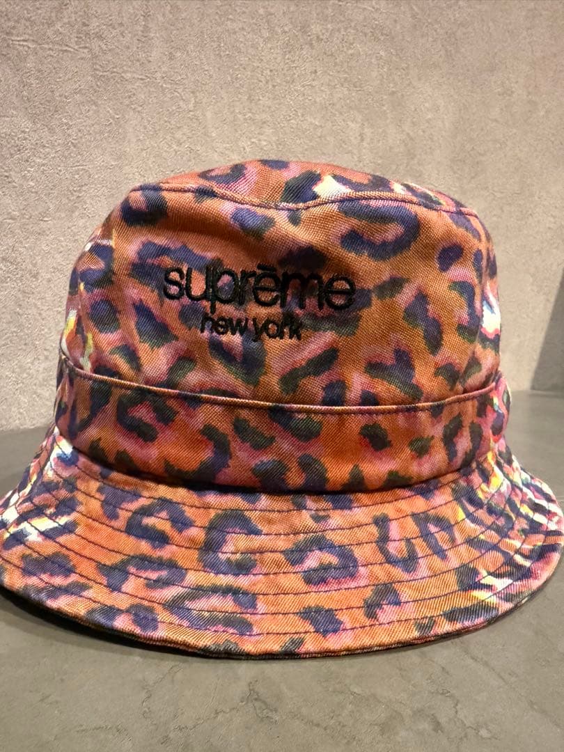 Supreme バケットハット 迷彩風 赤 バケハ シュプリーム