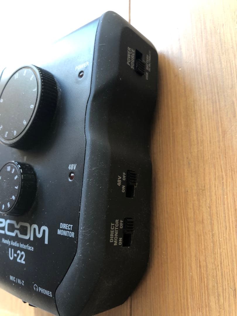 オーディオインターフェイス　Zoom U-22中古
