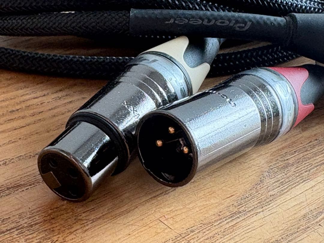 Pioneer DAS-XLR030R ハイスピード,編組ケーブル