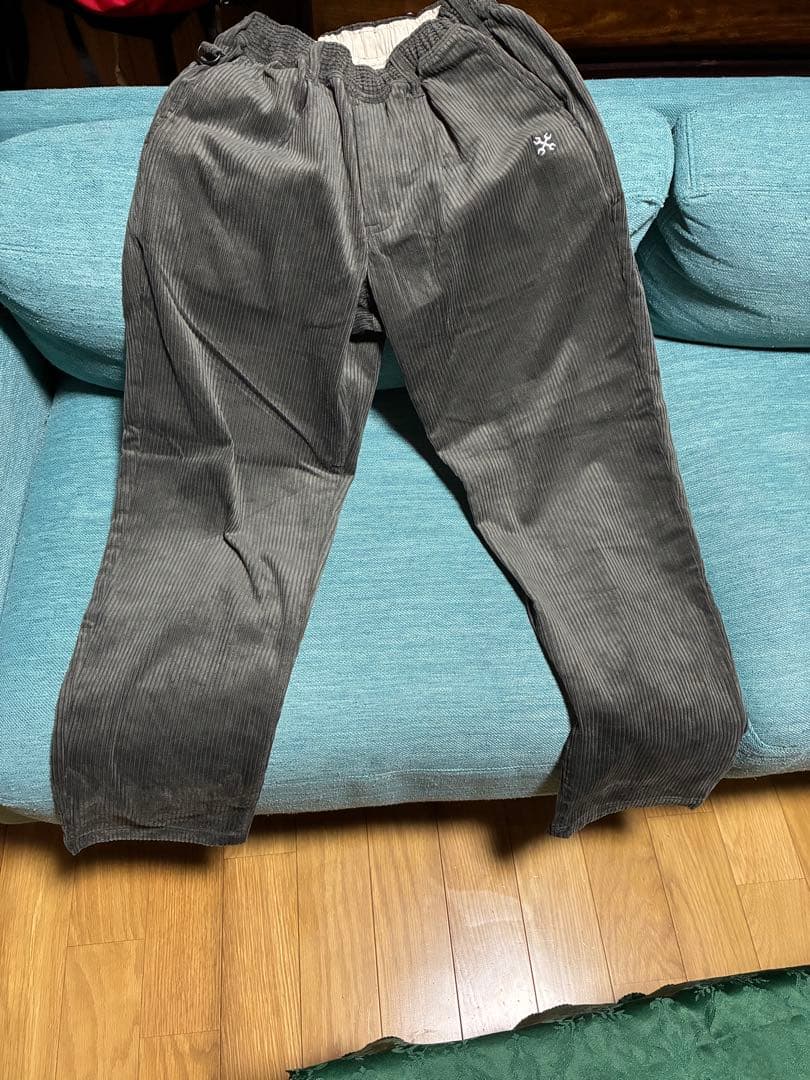 本日まで　ブルコBLUCO コーデュロイワークパンツMサイズ試着のみタグ付き