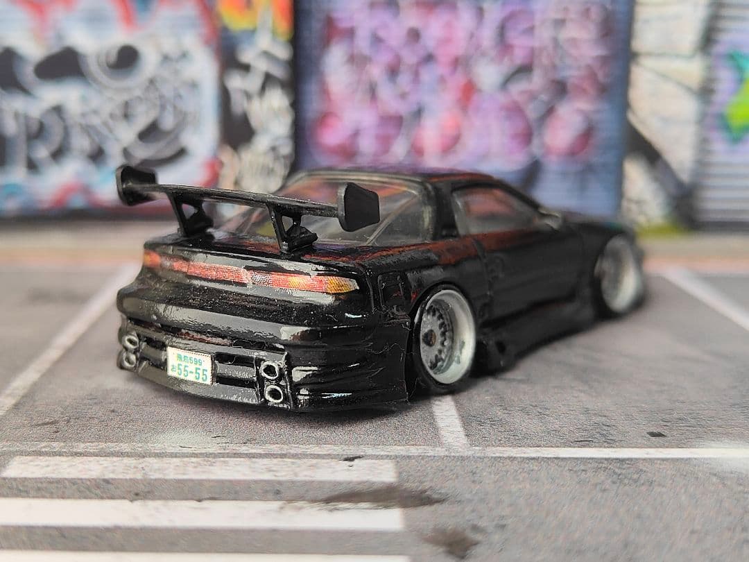 マッチボックス 三菱 GTO フルエアロ 深リム ホットウィール トミカ改造