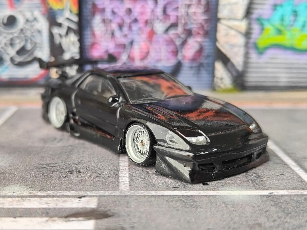 マッチボックス 三菱 GTO フルエアロ 深リム ホットウィール トミカ改造