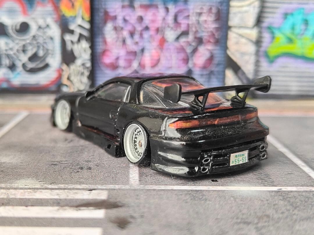 マッチボックス 三菱 GTO フルエアロ 深リム ホットウィール トミカ改造