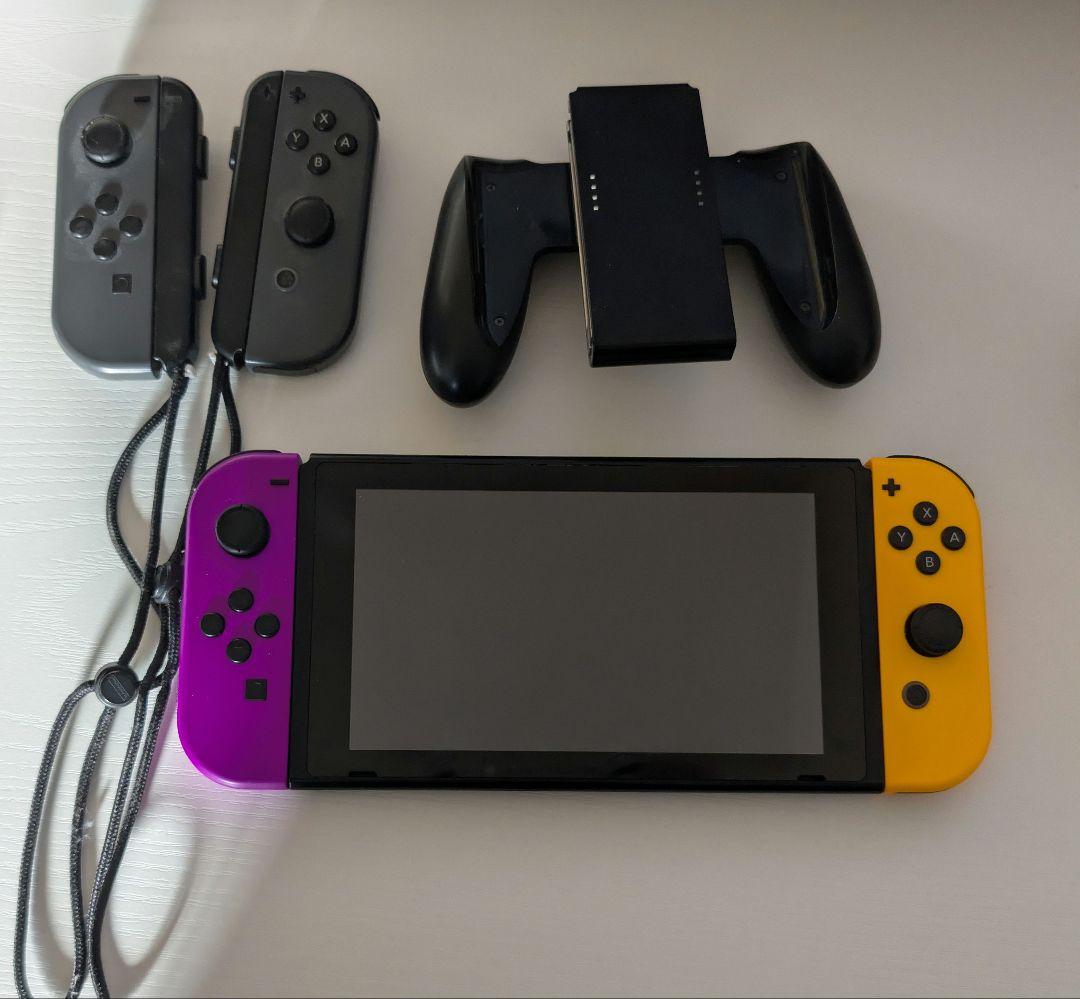 Nintendo Switch本体＋付属品＋追加ジョイコンセット【箱つき】