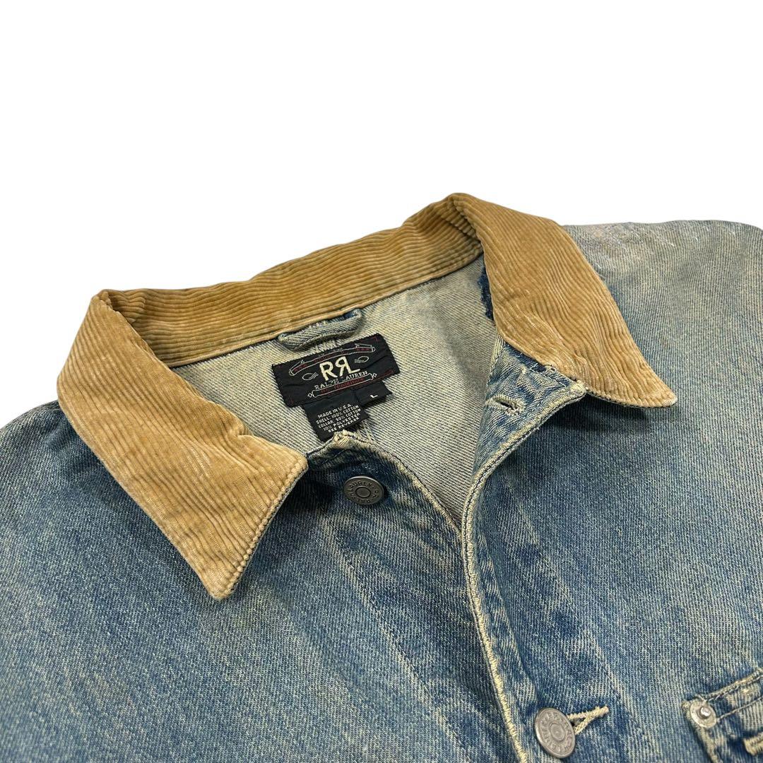 90's Vintage USA製 RRL 三つ星タグ デニムジャケット
