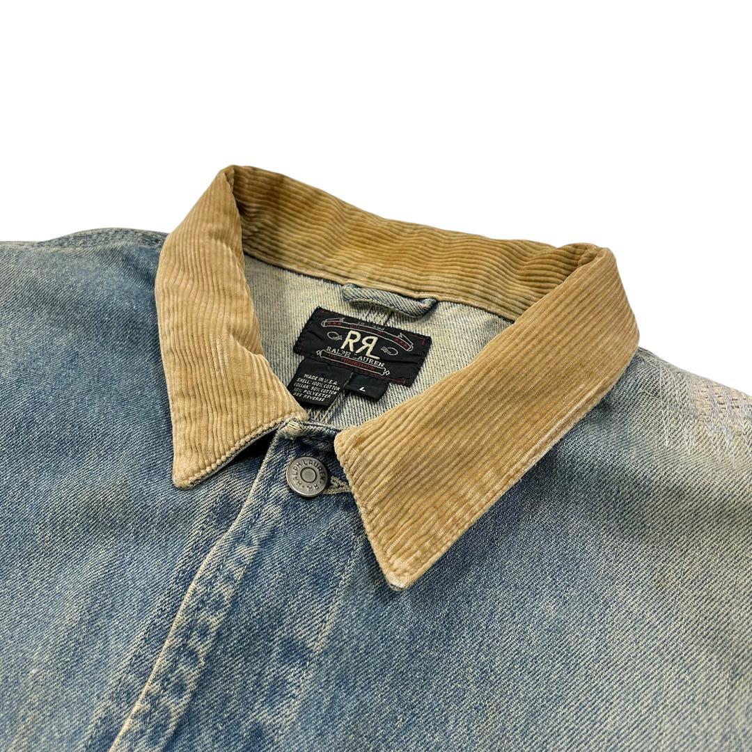 90's Vintage USA製 RRL 三つ星タグ デニムジャケット