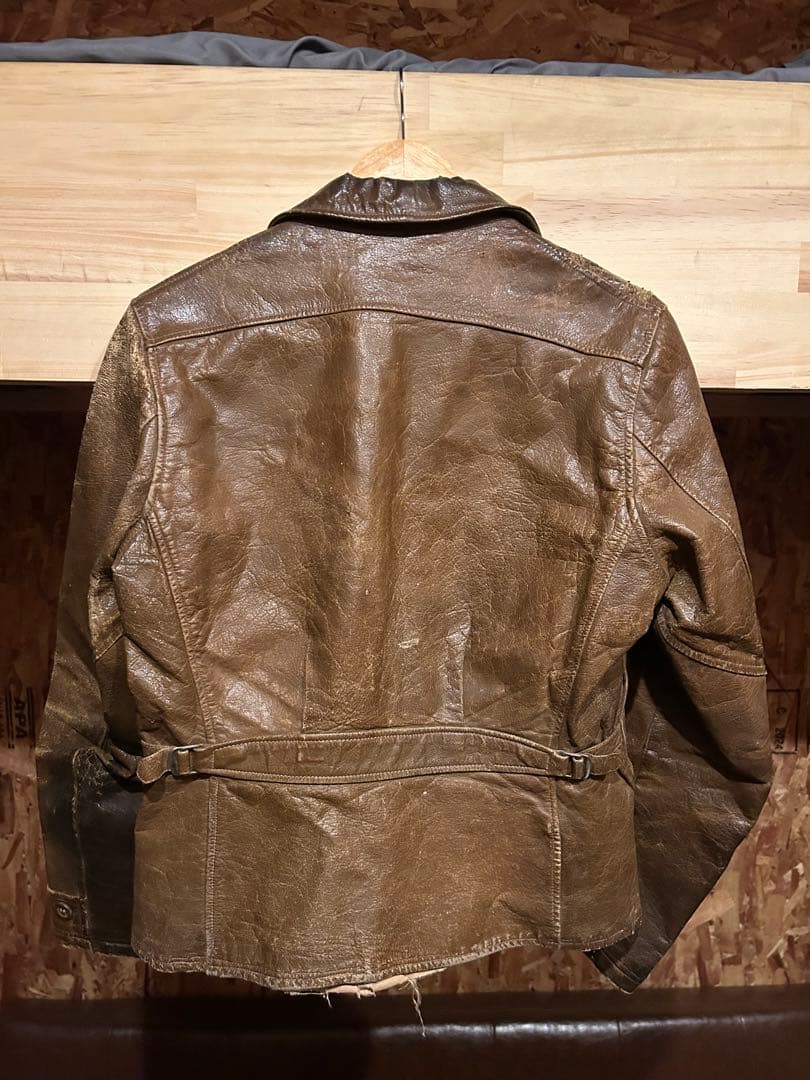 40s レザージャケット USA製