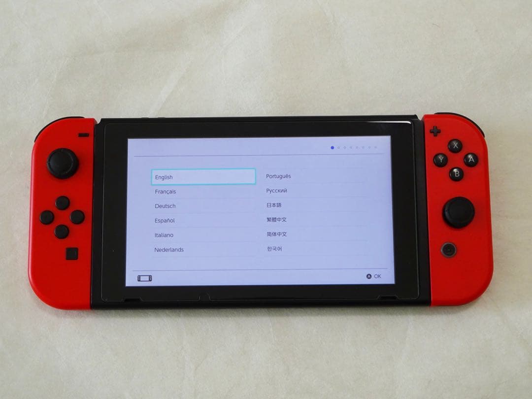 Nintendo Switch 本体　Joy-Con ネオンレッド　直販モデル