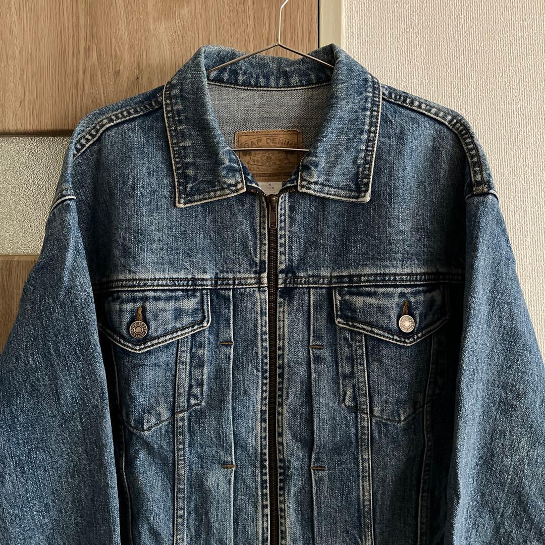oldGAP デニムジャケット サイズS フルジップ
