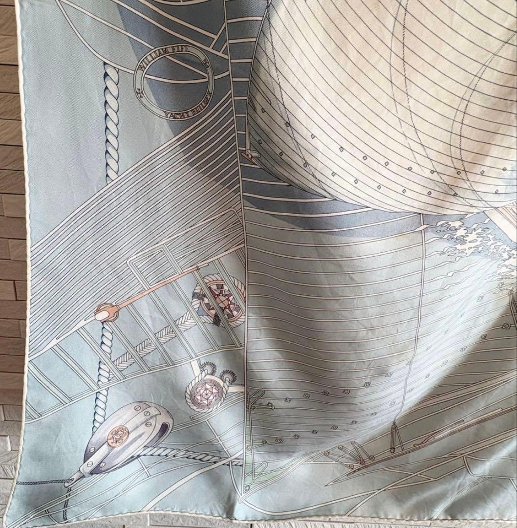 HERMES エルメス スカーフ カレ90 Tuiga”ヨットシルク
