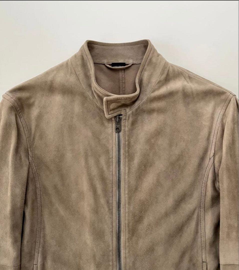 ジャケット・アウター EMPORIO ARMANI 04SS suede biker jacket