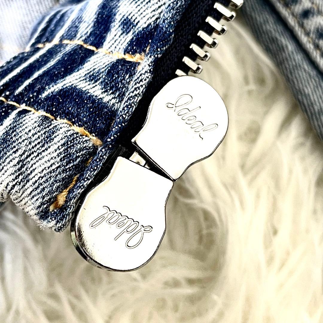 DSQUARED2 ディースクエアードダイヤモンドクリスタル　デニムパーカー