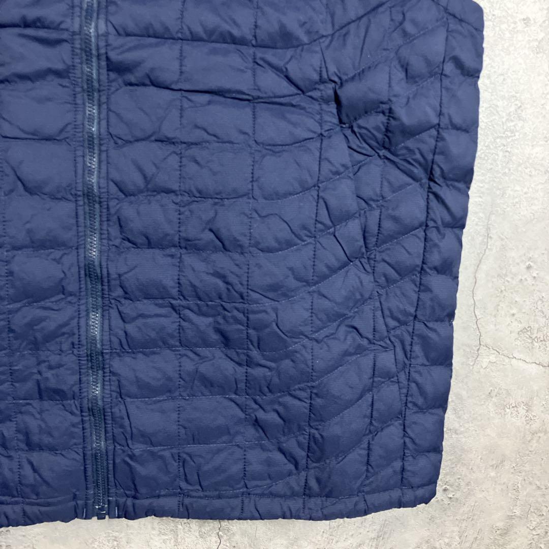 ザノースフェイス　ダウンベスト　ベスト　THERMOBALL 紺色　メンズL