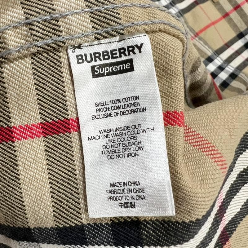極美品 Burberry Supreme コラボ デニム トラッカージャケット