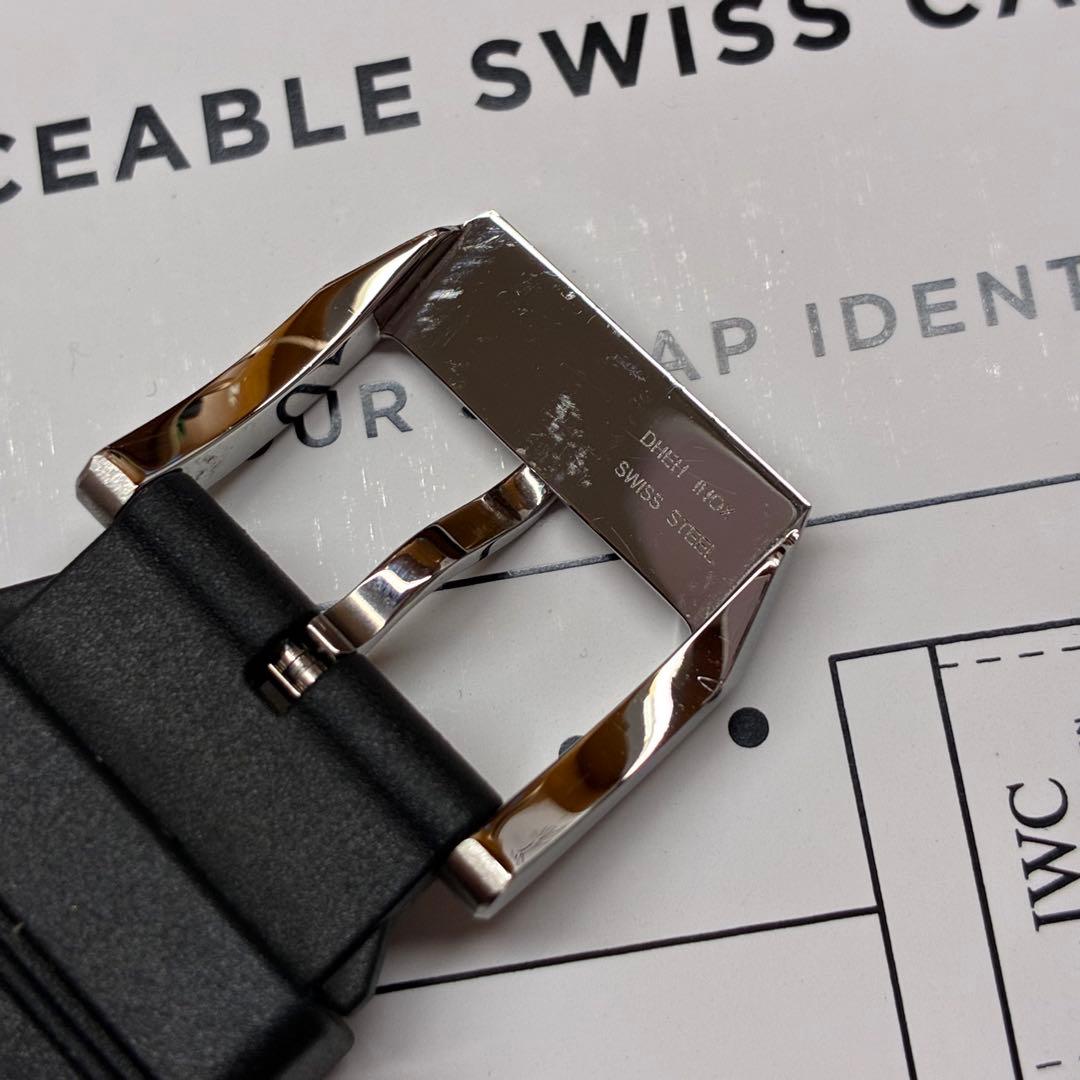 IWC 純正ラバーベルト 純正尾錠付き 美品中古
