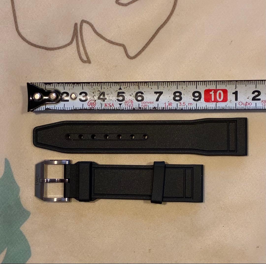 IWC 純正ラバーベルト 純正尾錠付き 美品中古