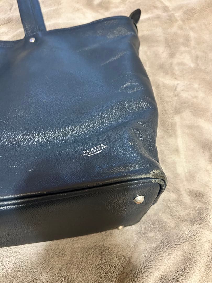 PORTER ネイビー トートバッグ