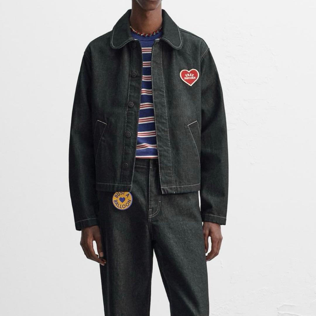 ZARA クロップドフィットデニムジャケット HARRY LAMBERT