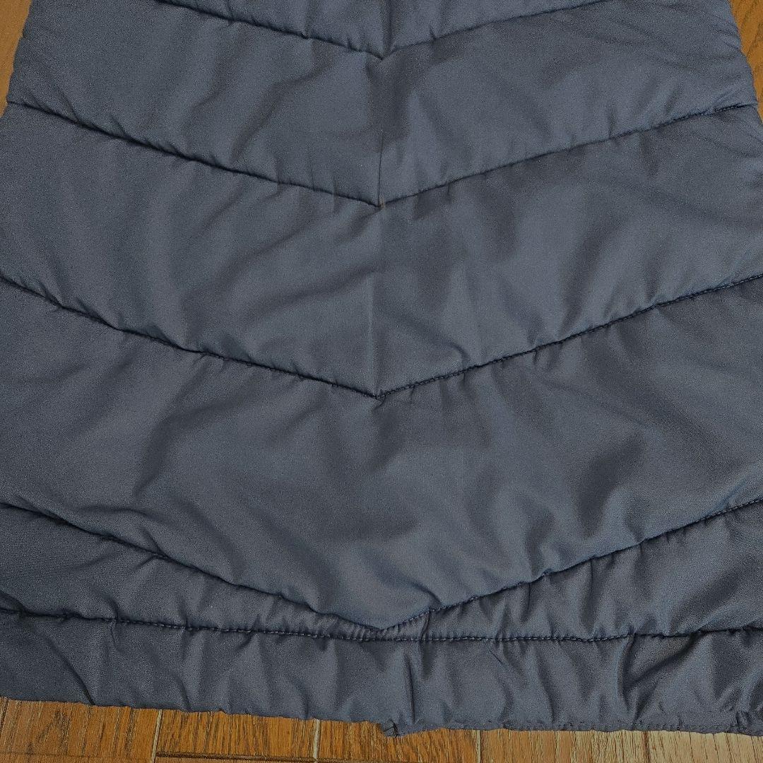 140 ATHLETA フード付きベンチコート ネイビーブルー