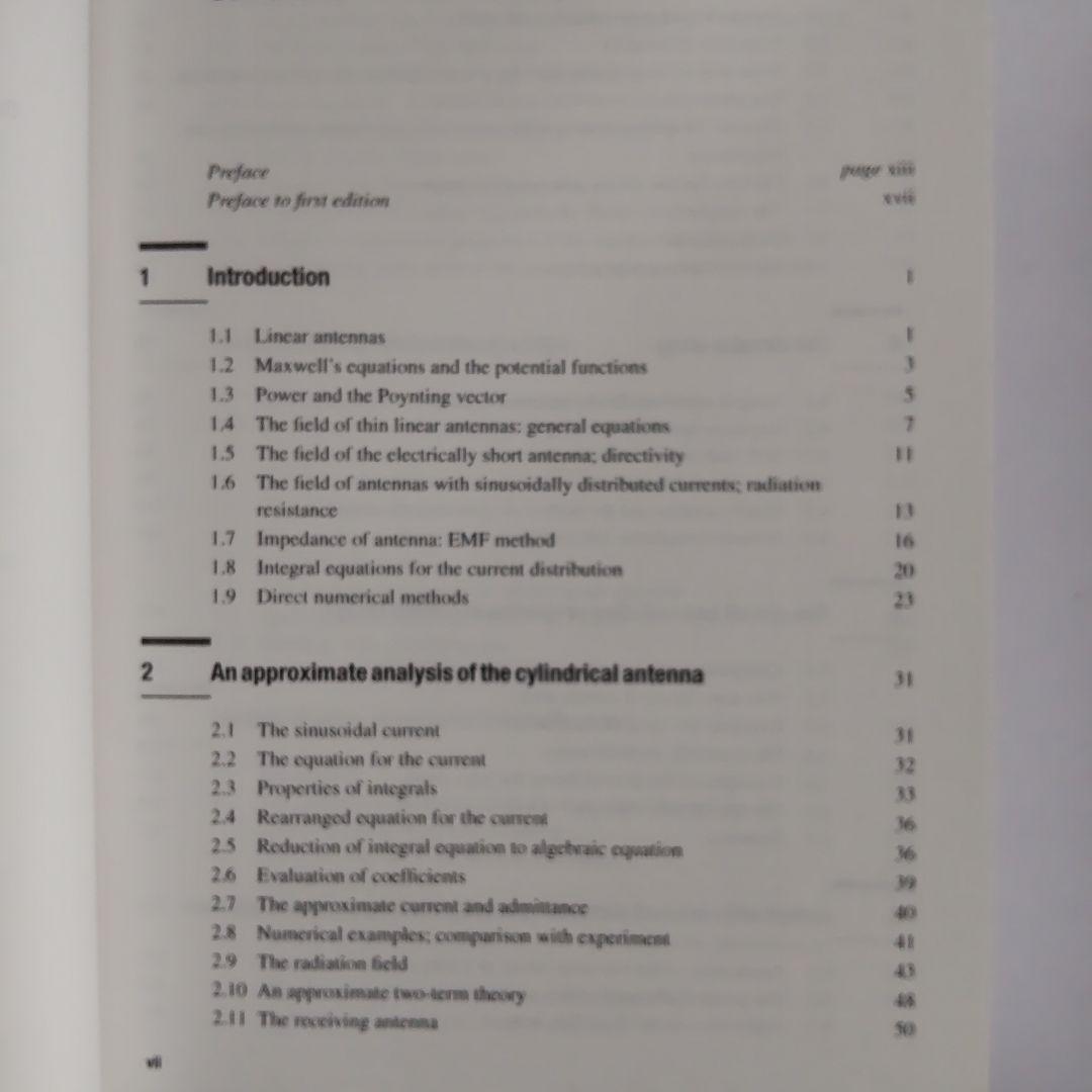 洋書 Cylindrical Antennas and Arrays