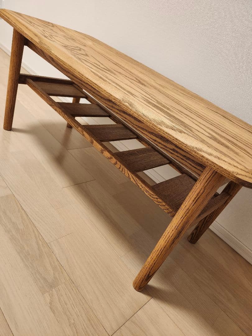 【美品】モモナチュラルFD LOW TABLE S ME ローテーブル昇降式
