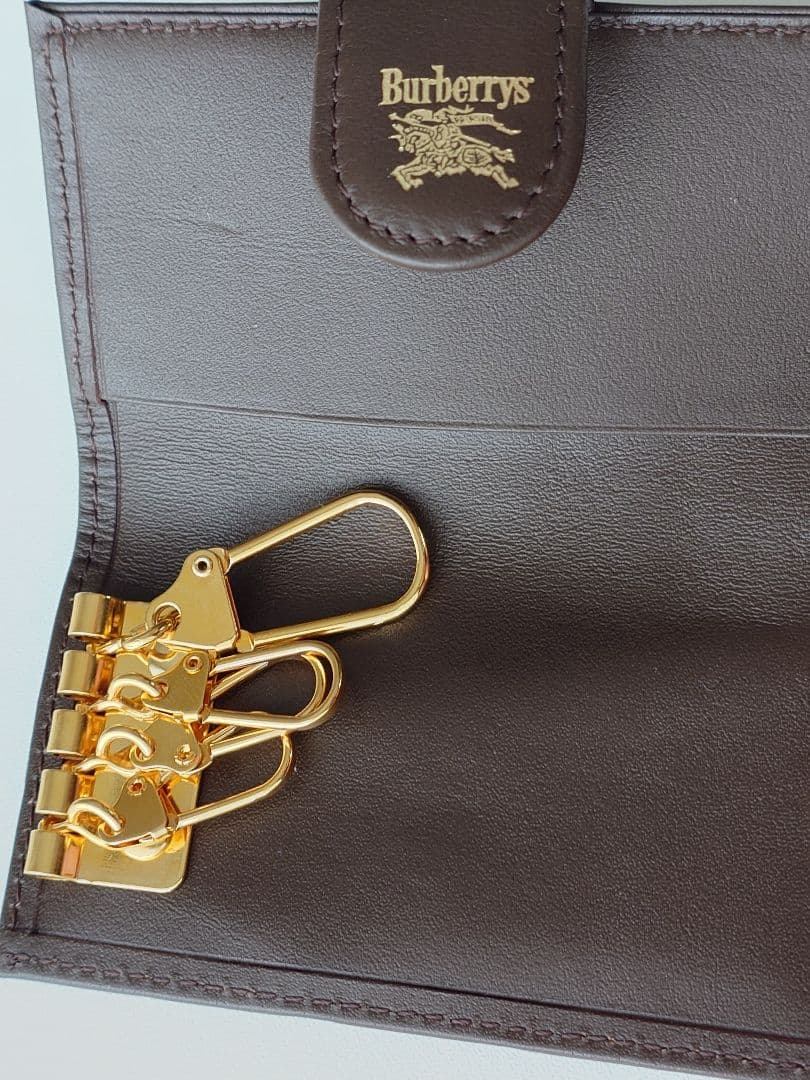 セール！未使用品　Burberry　バーバリー　チェック柄 4連キーケース