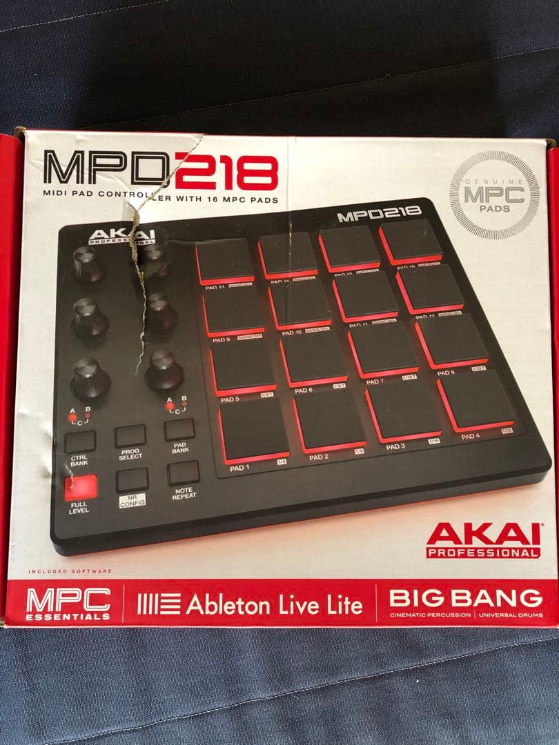 AKAI MPD218 拡張パッド