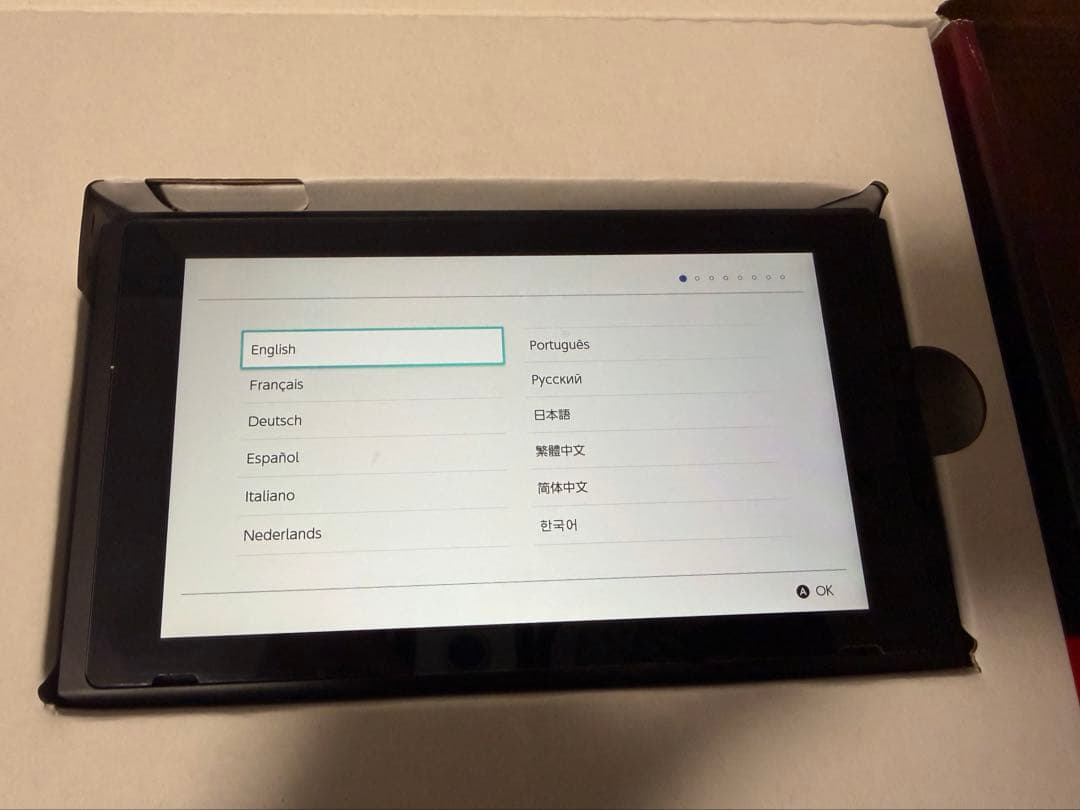 Nintendo Switch ネオンブルー/ネオンレッド 本体　美品