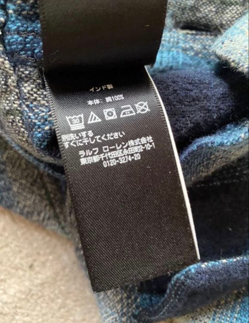 RRL ラルフローレン 2nd オンブレチェック ジャケット