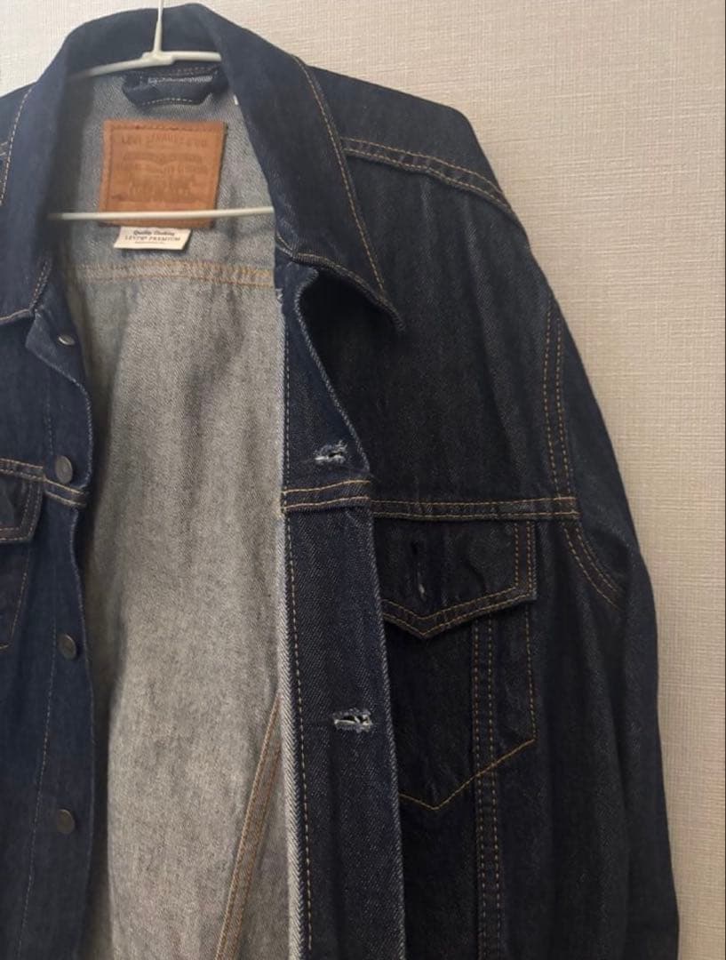 【超美品】Levi's Premium デニムジャケット ダークブルー