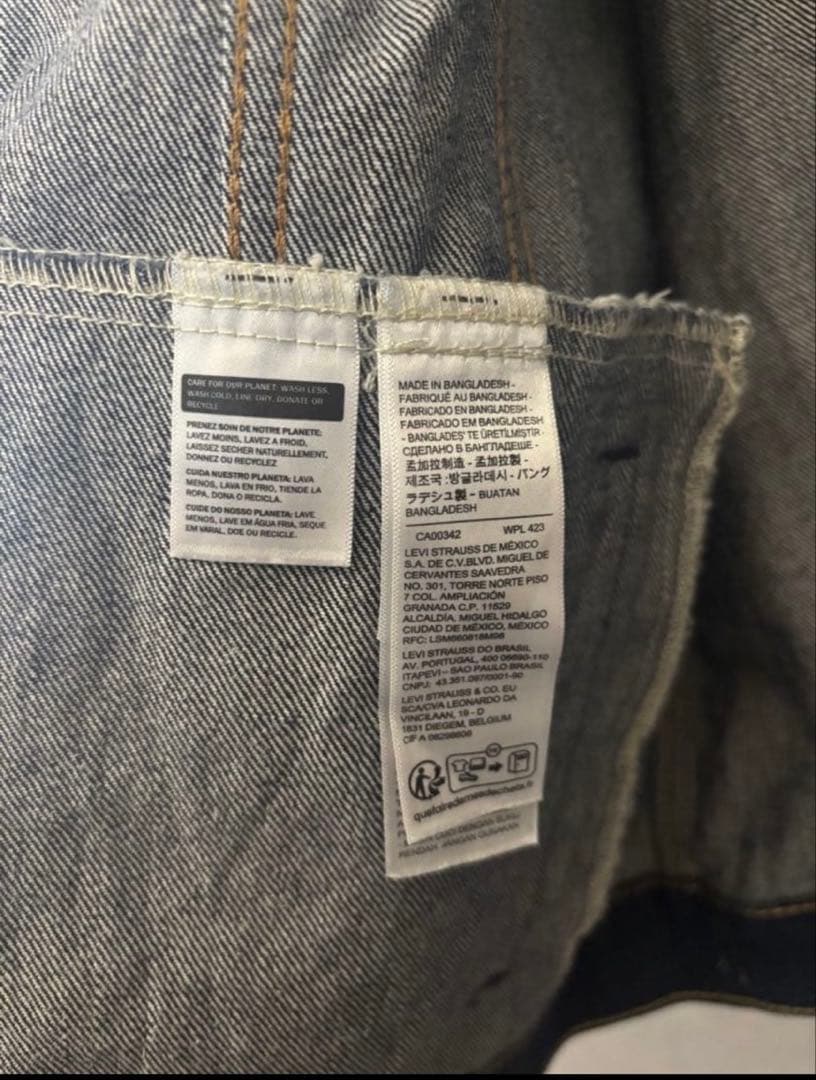 【超美品】Levi's Premium デニムジャケット ダークブルー