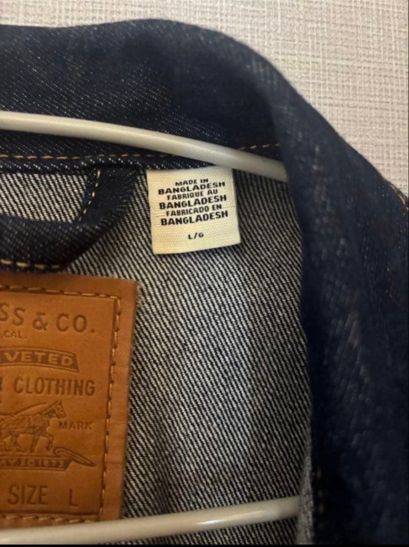 【超美品】Levi's Premium デニムジャケット ダークブルー
