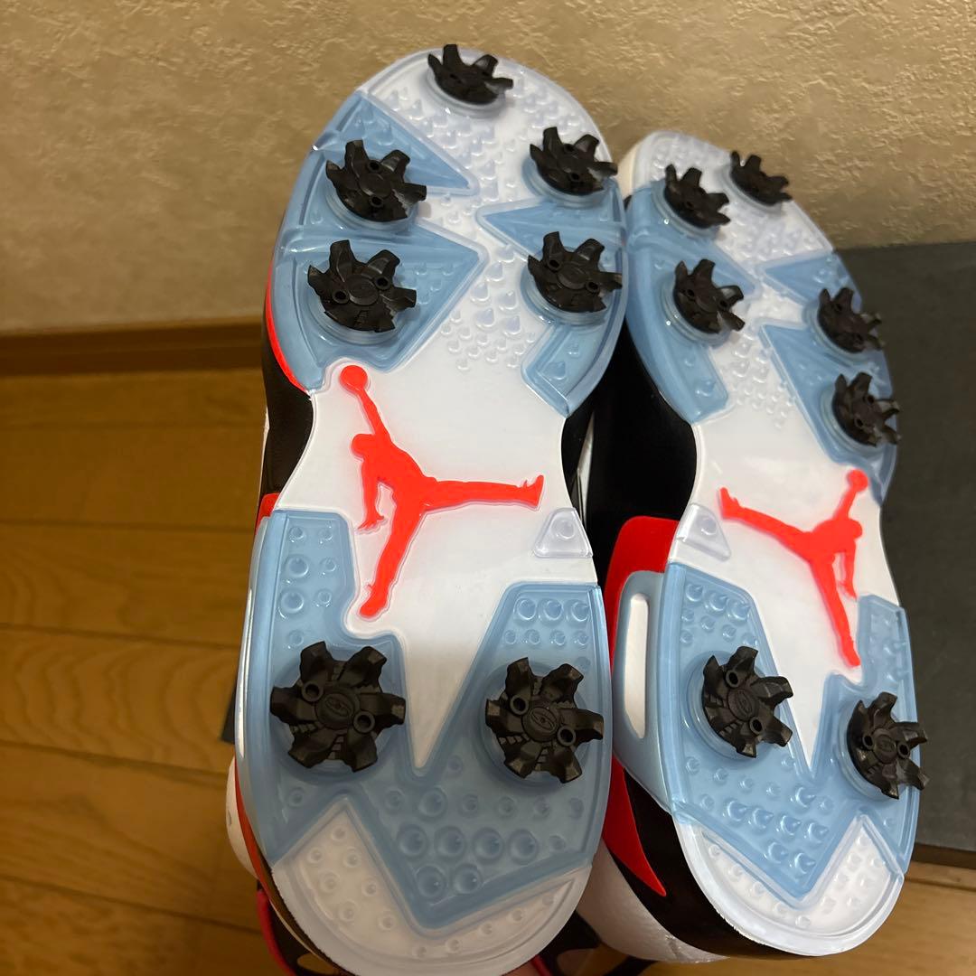 NIKE AJ6 ゴルフシューズ　インフラレッド