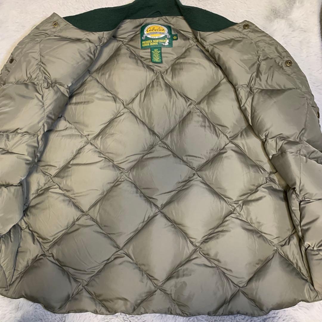Cabela's 90-00s ダイヤモンドキルティングダウンベストXL