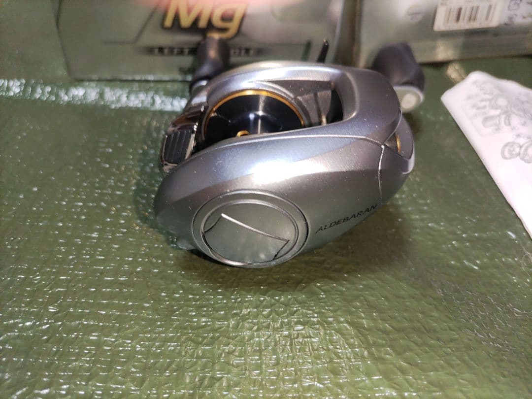 シマノ09アルデバランmgレフト（極美品）夢屋BFSスプール及び純正ハンドル付属