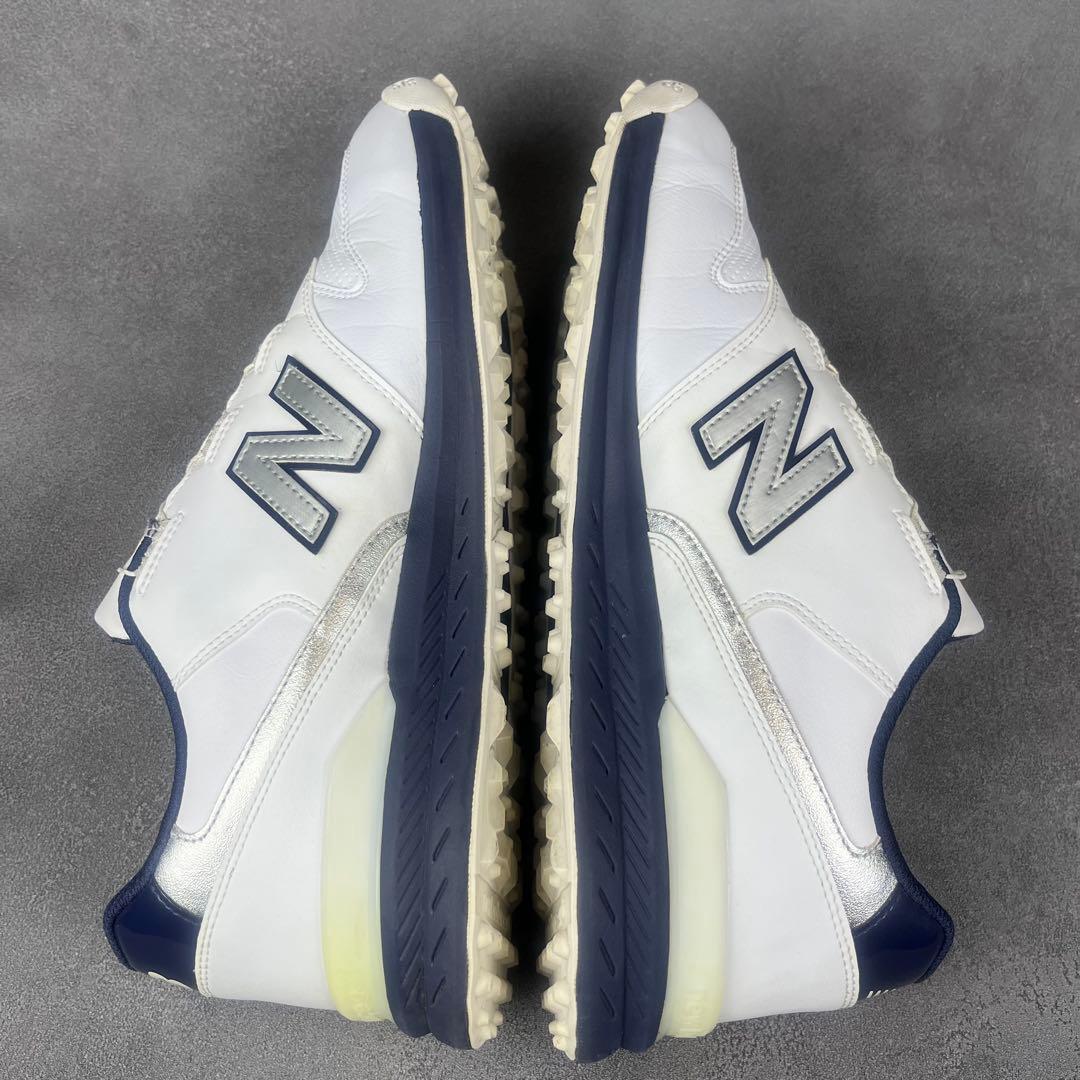 【美品】ニューバランス ゴルフシューズ UGBS996 ボア付き 白 29.0