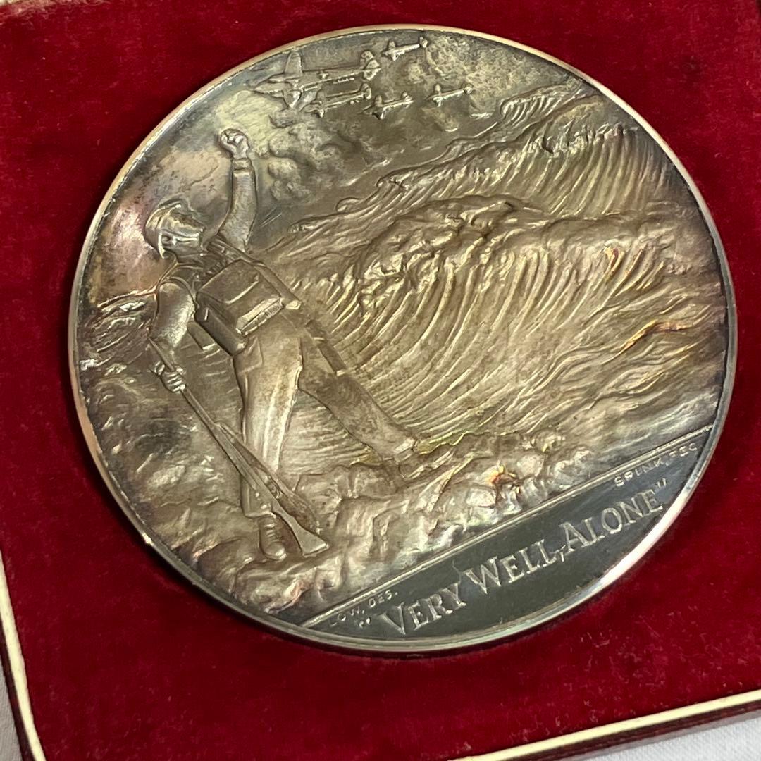 銀貨 SILVER ウィストン チャーチル 記念メダル 約82.1g