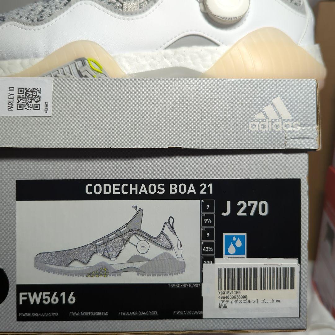 adidas Golfメンズ コードカオス ボア21ゴルフシューズ
