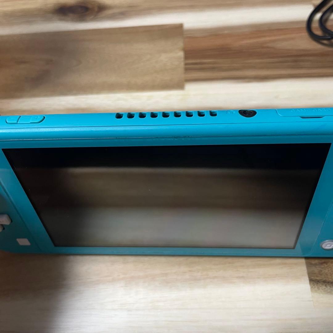 【ジャンク品】Switch Lite ターコイズ ブルスク 画面美品