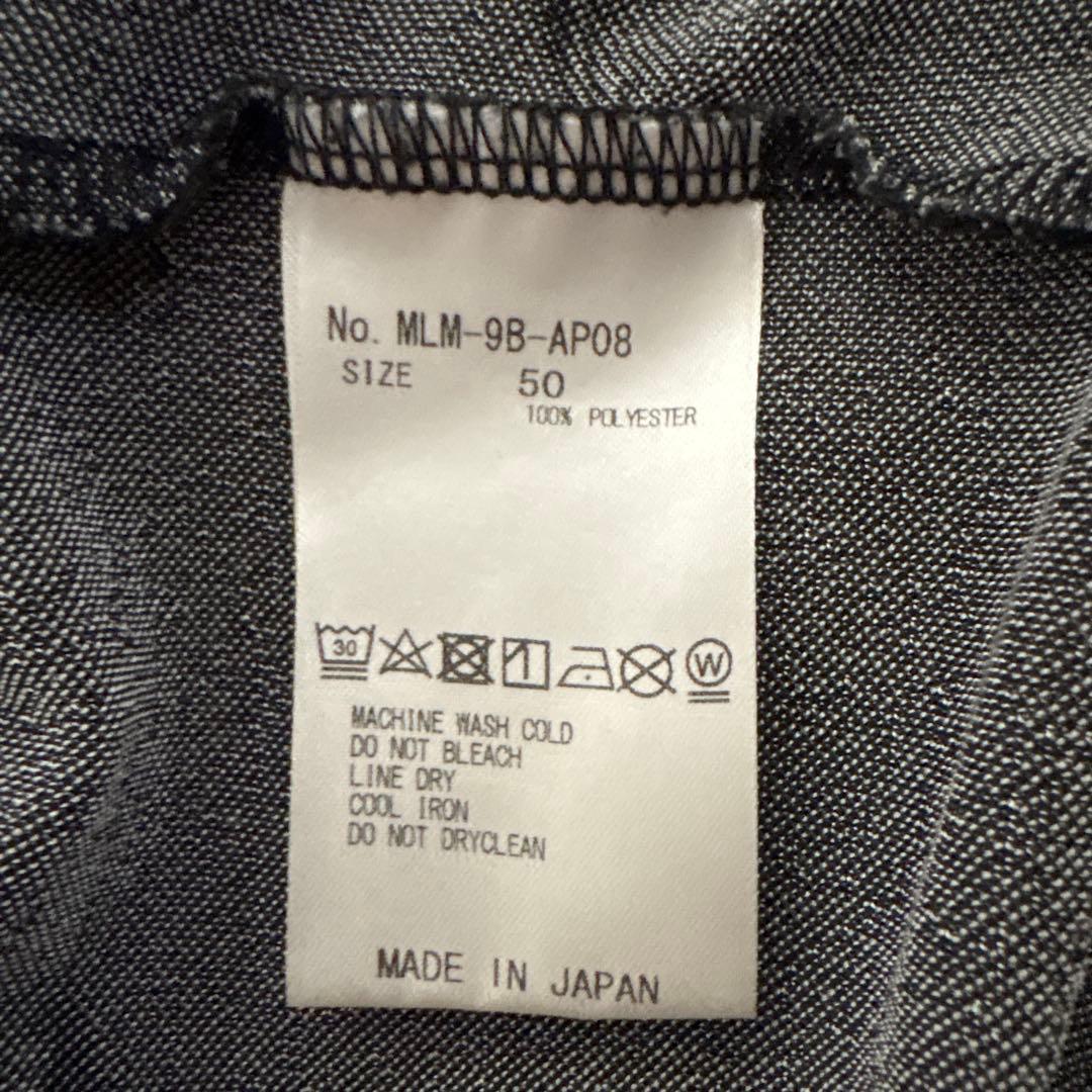 MARK&LONAゴルフモチーフ ネイビー ポロシャツ