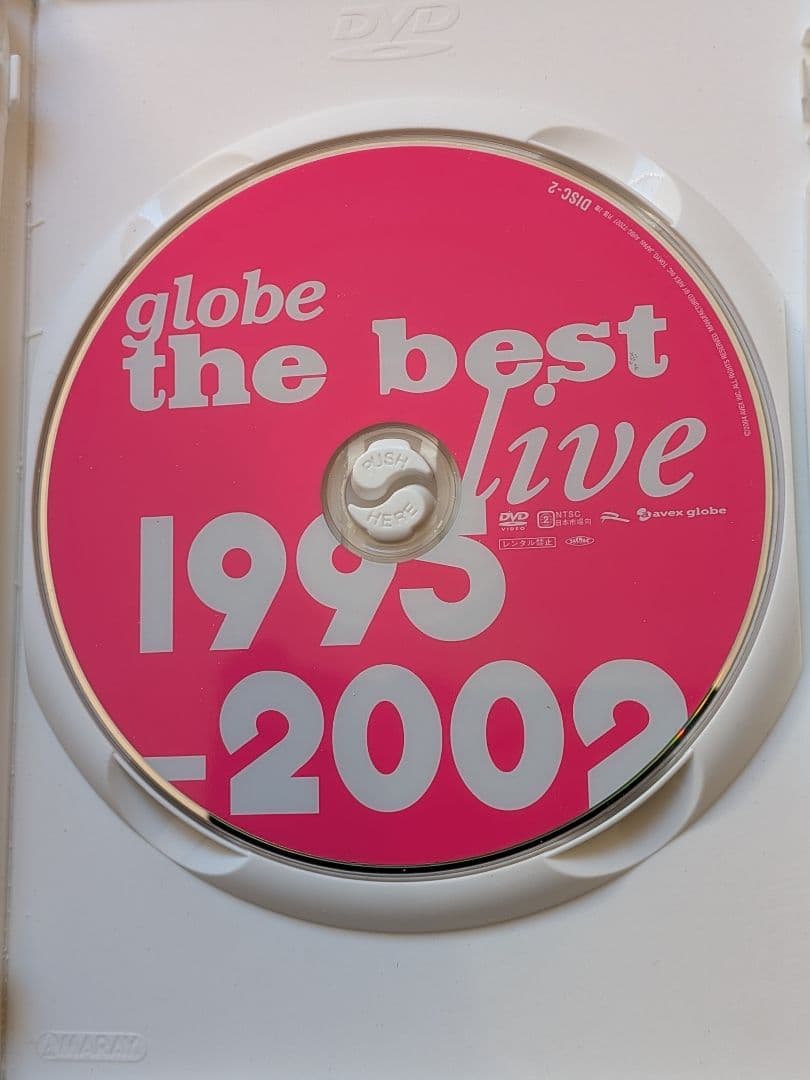 globe the best live 1995-2002　DVD　ライブ　廃盤