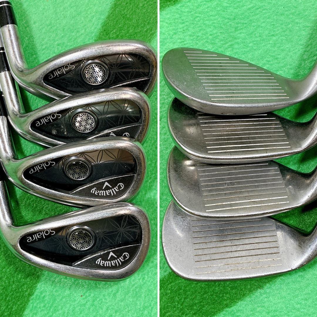 Callaway SOLAIRE レディース ゴルフクラブセット7本 バッグ付