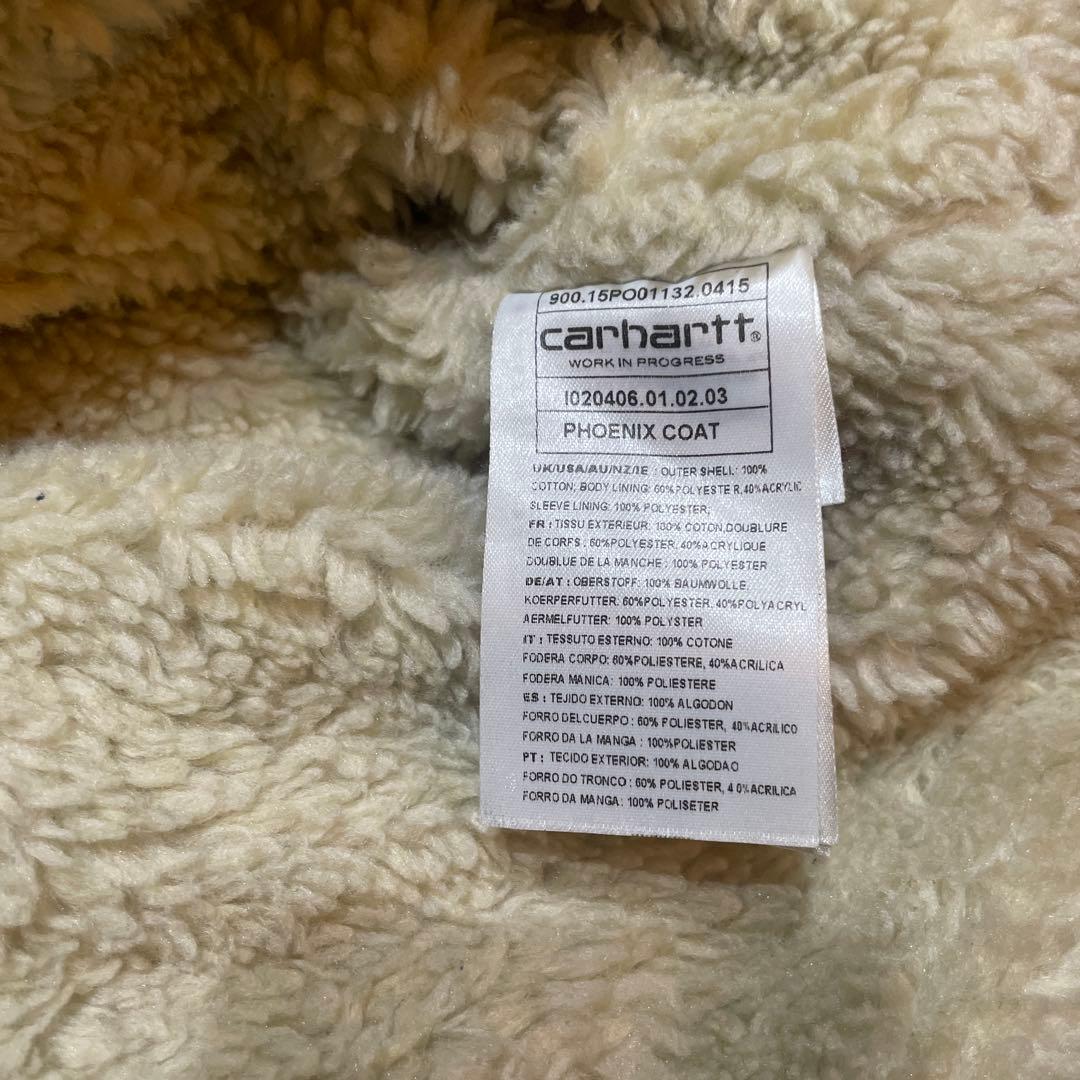 Carhartt ボア襟付きデニムジャケット Sサイズ