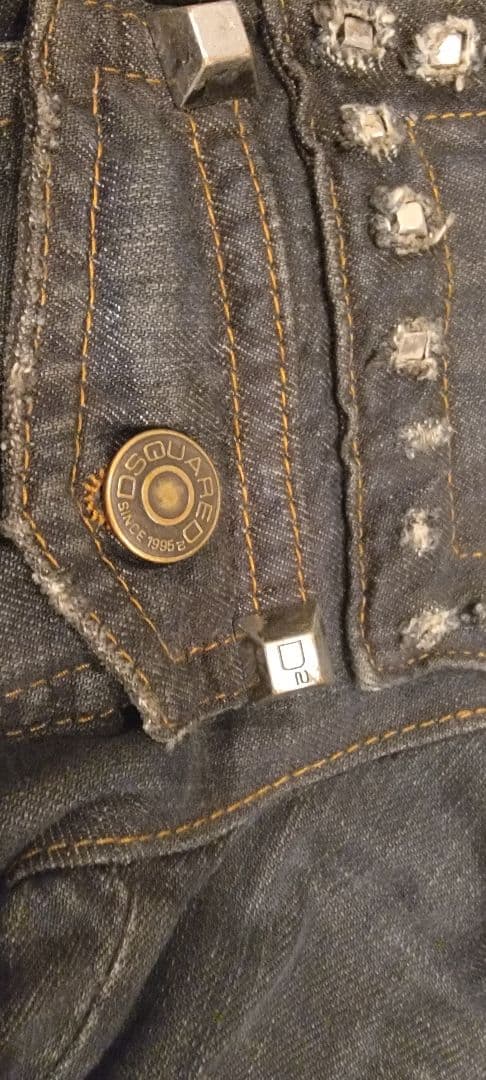 ジャケット・アウター 2005AW DSQUARED2 studs denim jacket