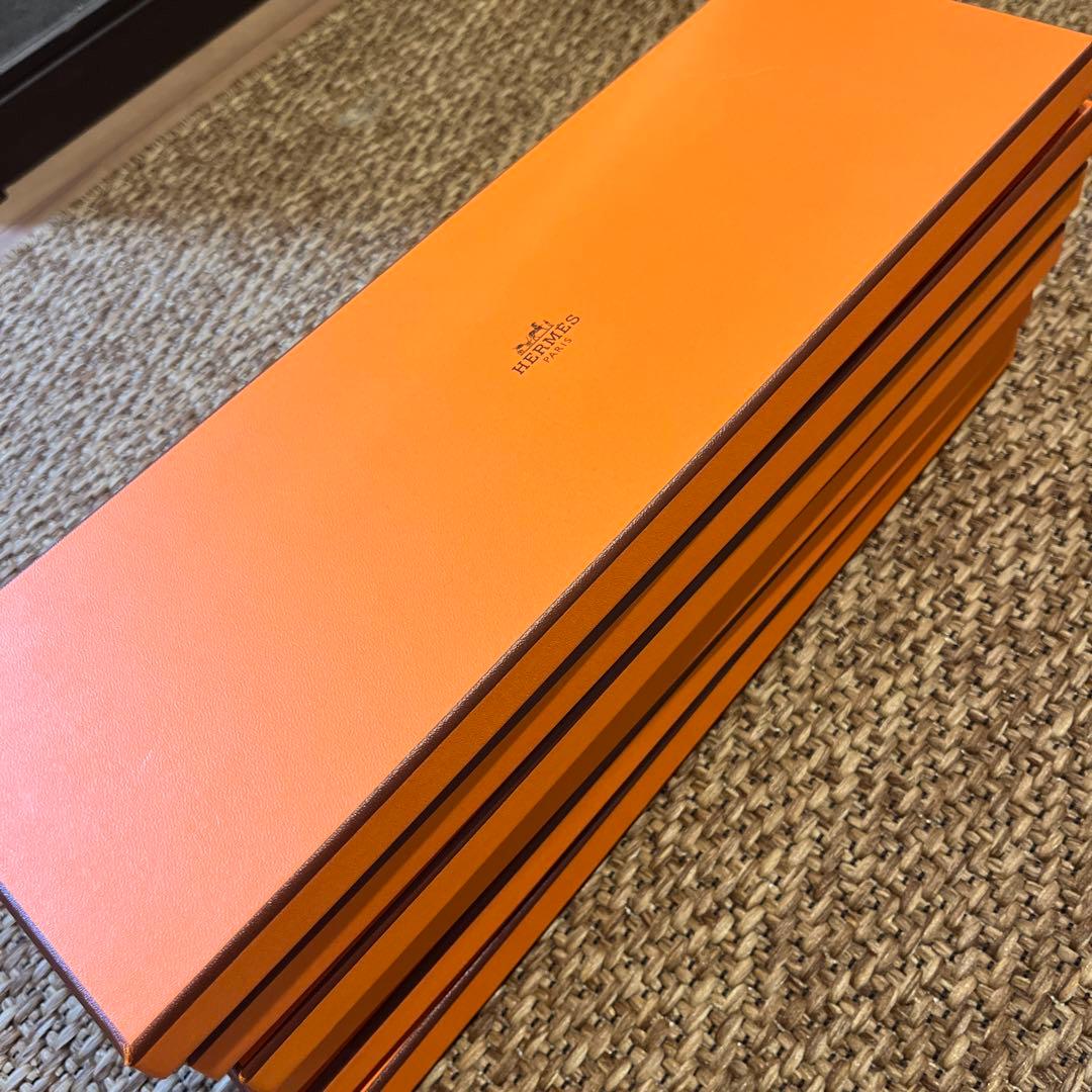 HERMES ネクタイ用 ラッピングボックス6個ショッパー6個